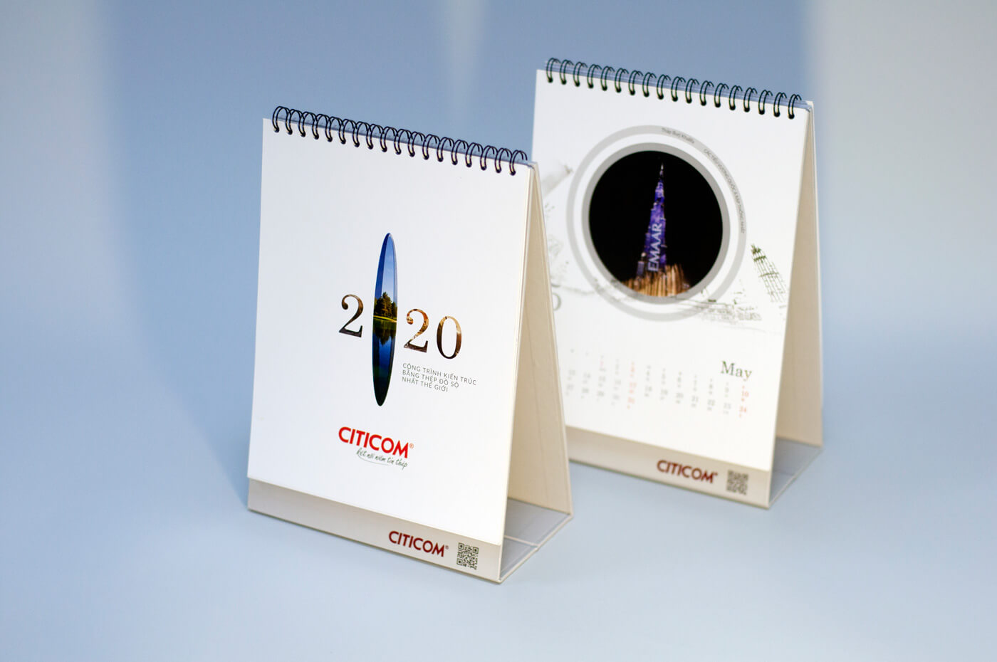 Thiết kế bộ lịch năm mới Citicom 2020